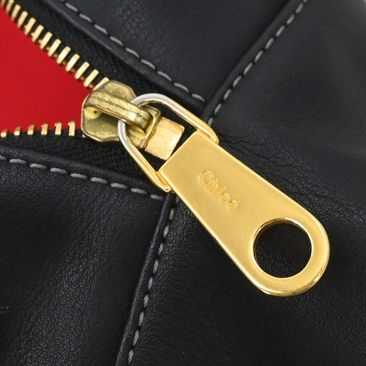 Chloe Black Leather Eden Handbag