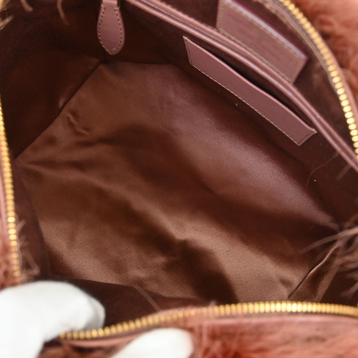 Louis Vuitton * Pink Fur Speedy 25 Handbag