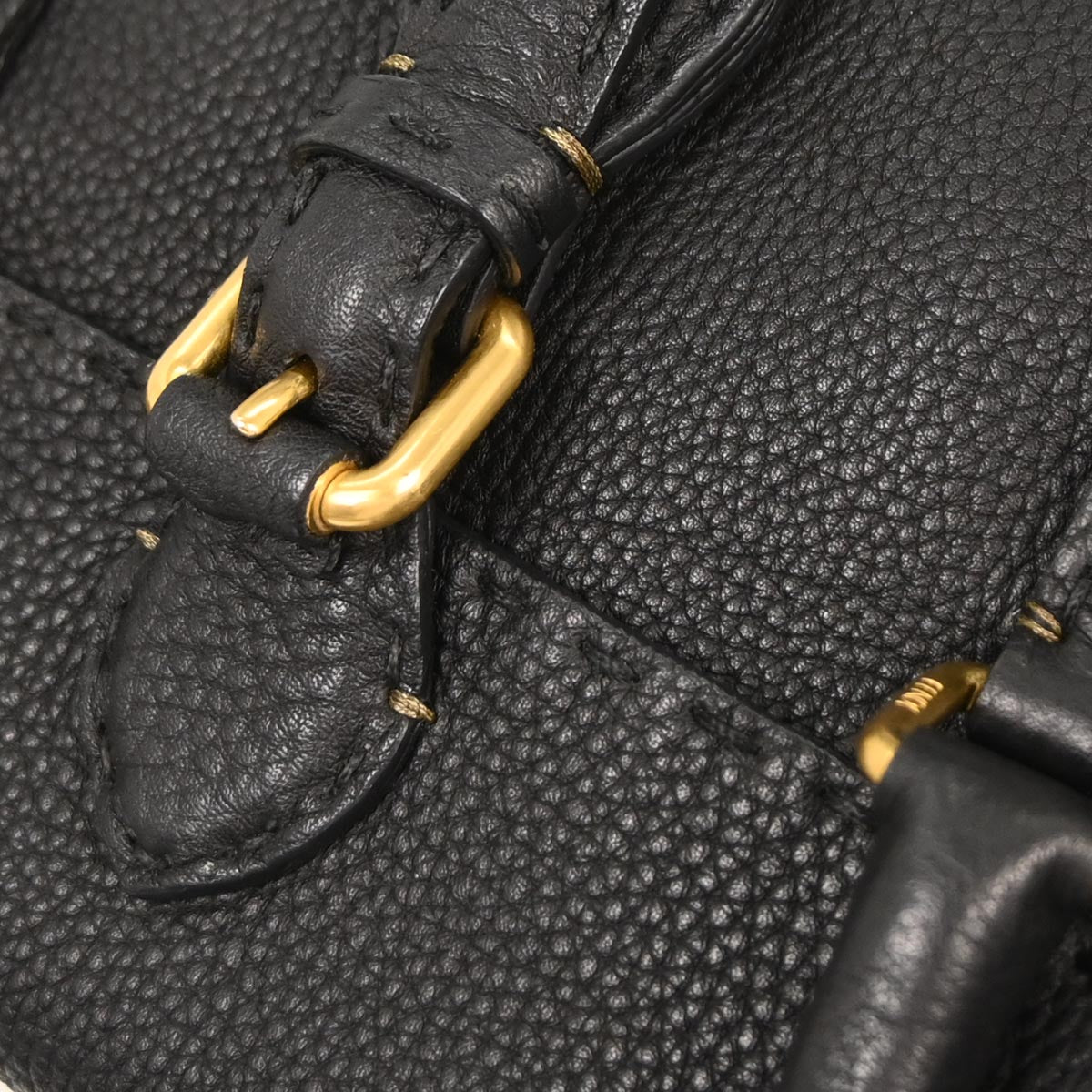 Fendi Black Selleria Mini Linda Handbag