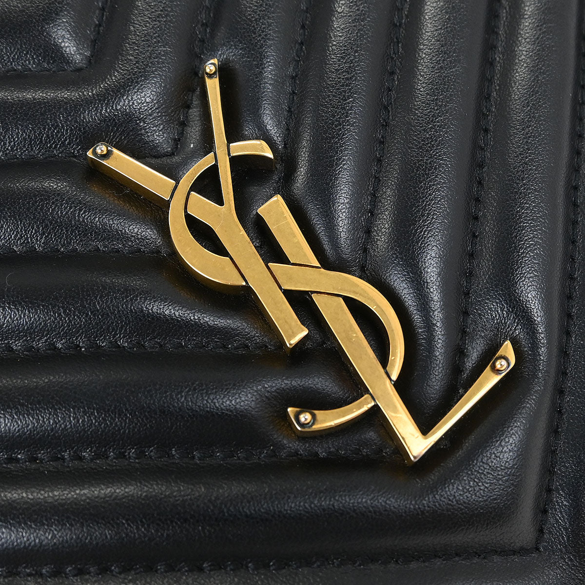 Saint Laurent Black Lou Shoulder Bag
