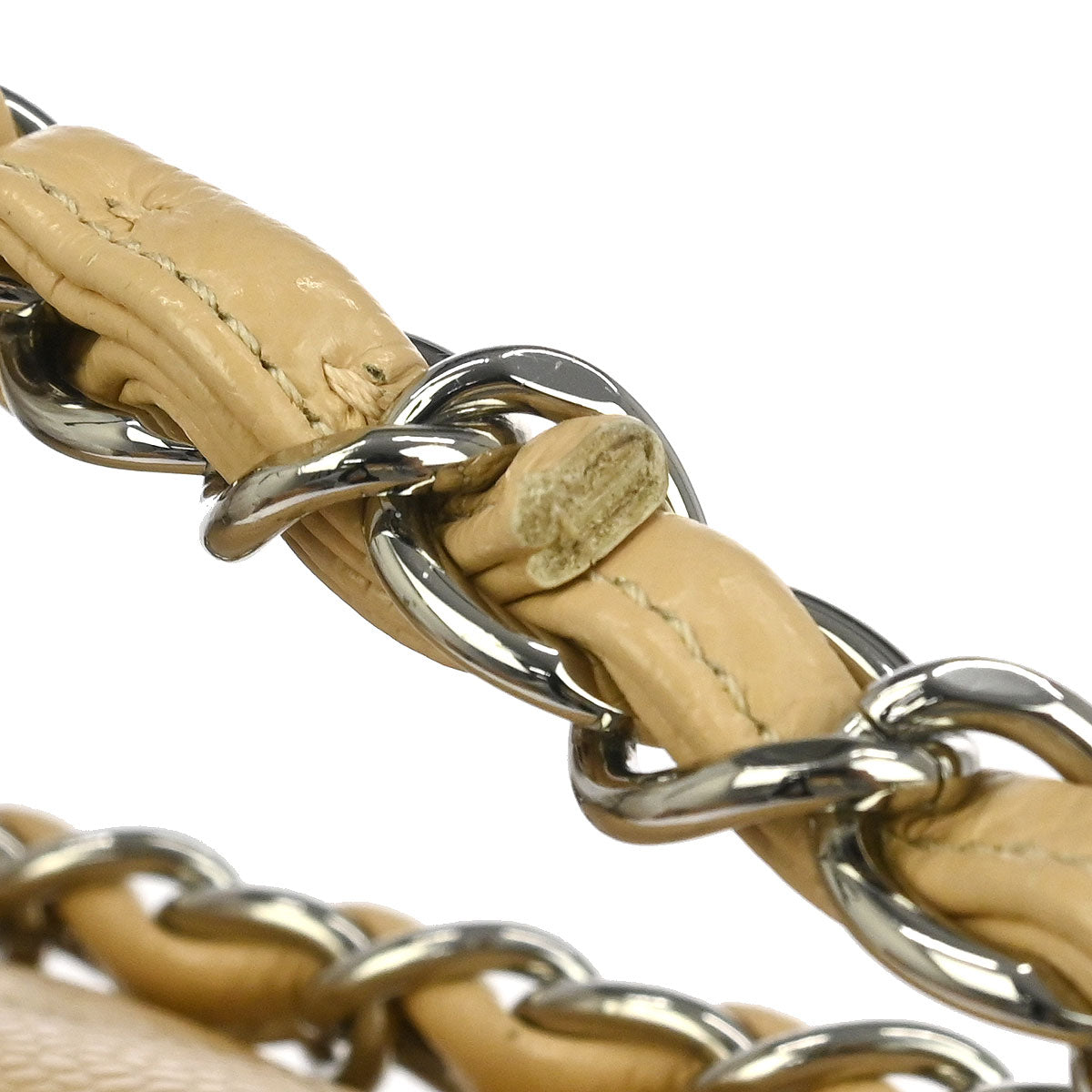 Chanel Beige Caviar Classic Double Flap Shoulder Bag