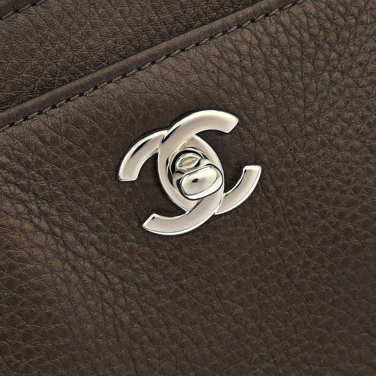 Chanel Bronze Calfskin Executive Cerf Tote Bag