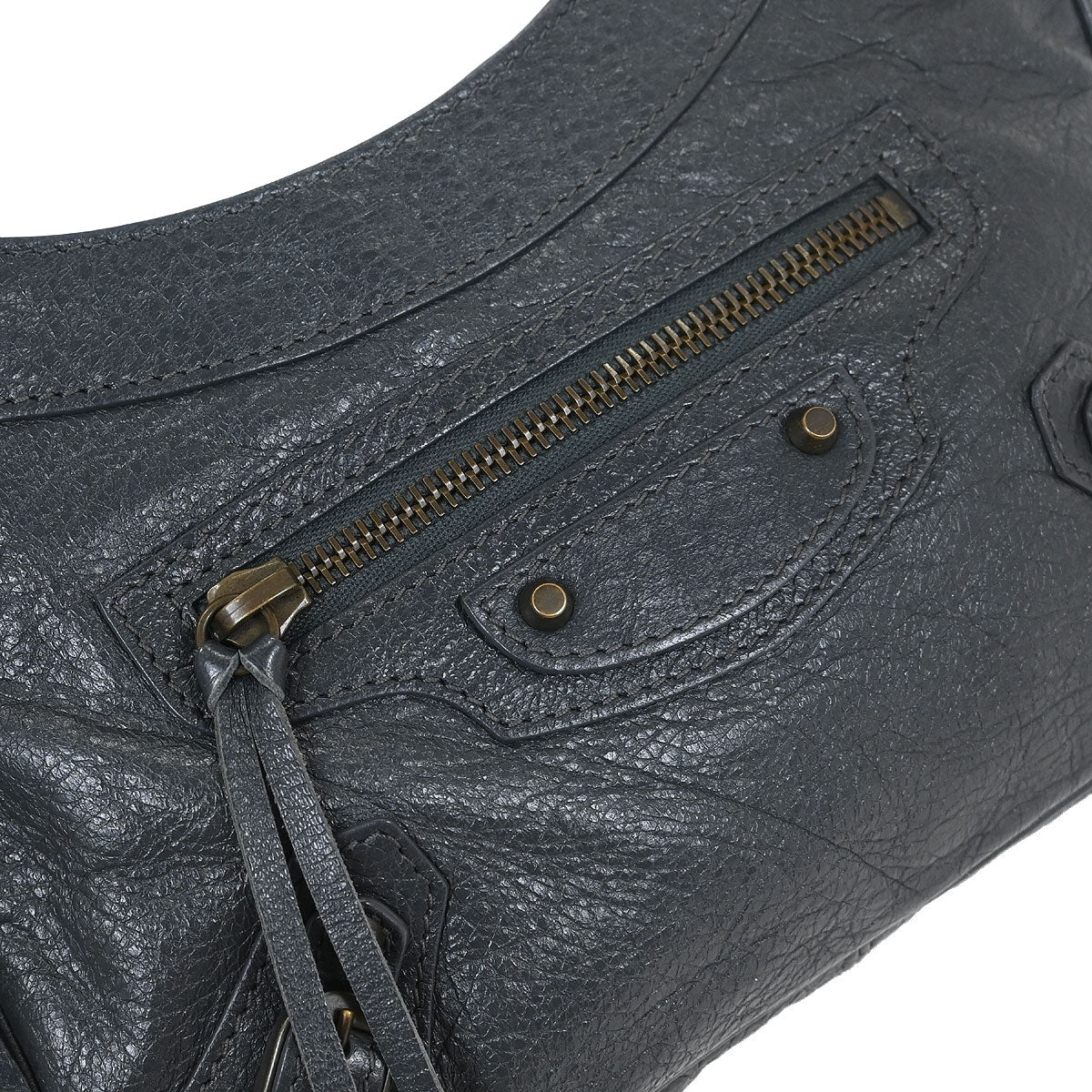 Balenciaga Gray The Hip Shoulder Bag