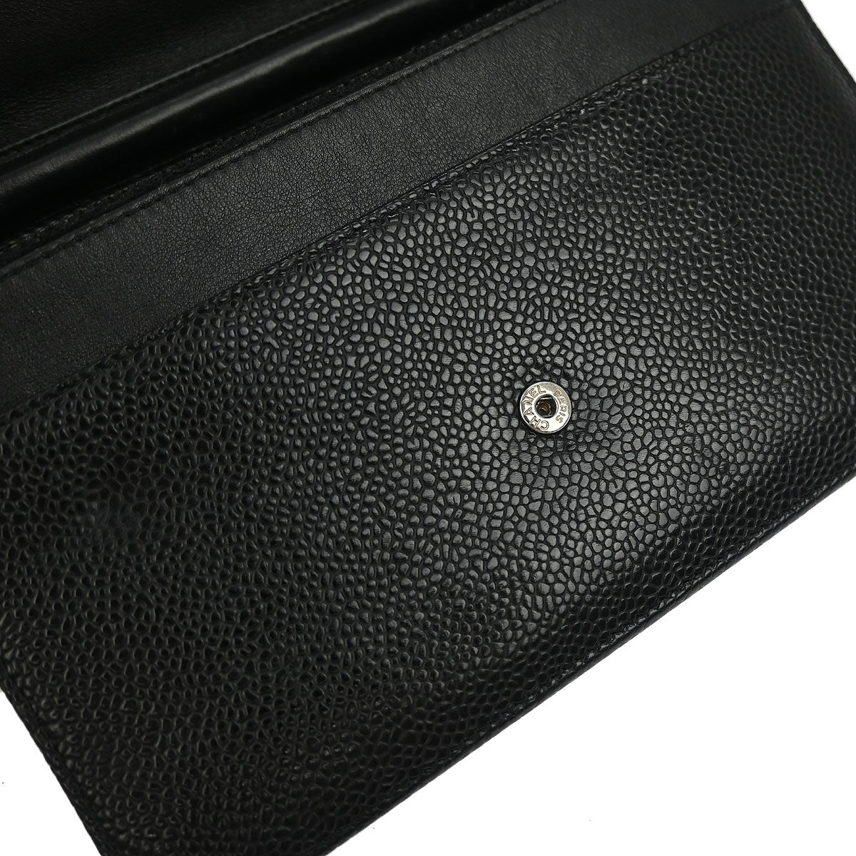 Chanel Black Caviar Timeless WOC Wallet on Chain Bag