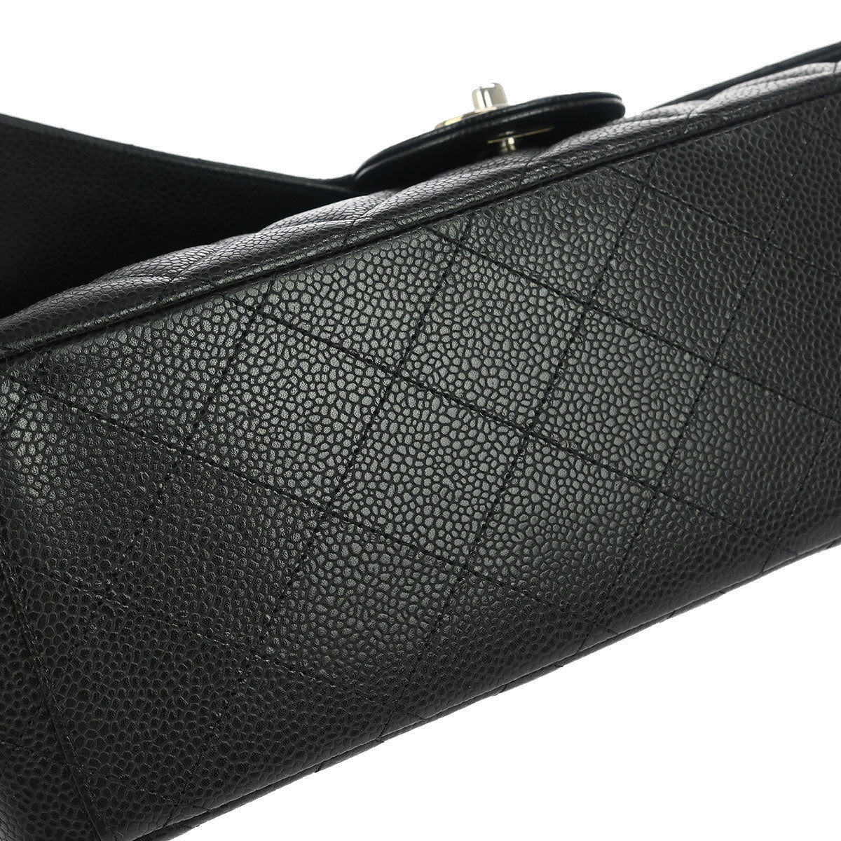 Chanel Black Caviar Classic Double Flap Shoulder Bag