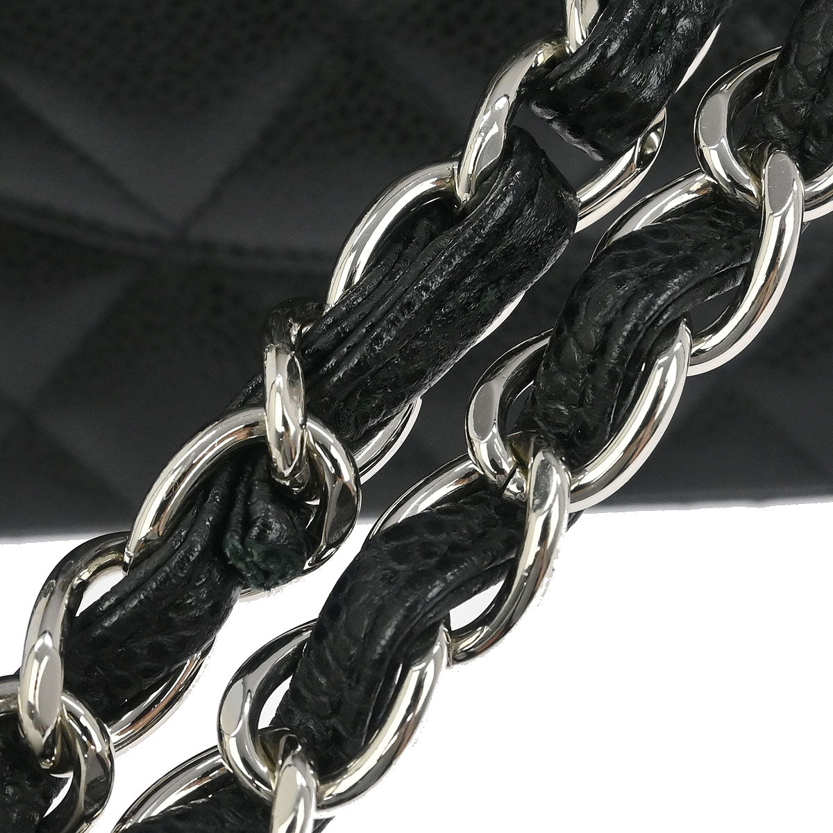 Chanel Black Caviar Classic Double Flap Shoulder Bag