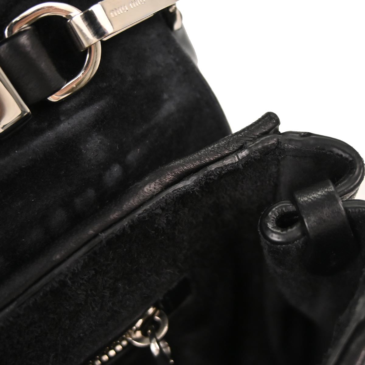 Miu Miu * Black Python Handbag