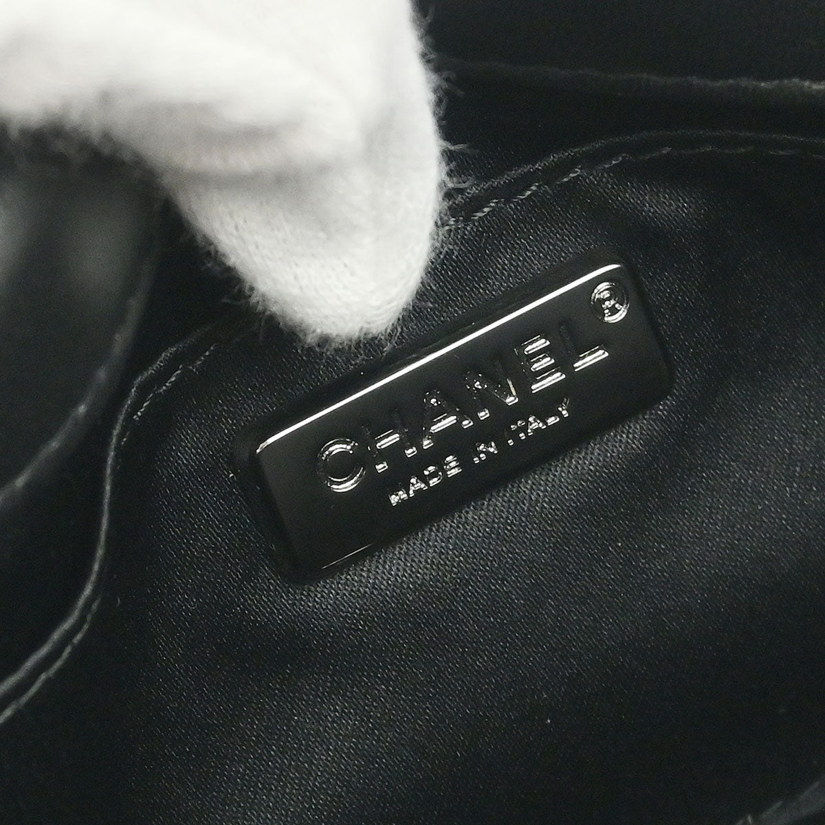 Chanel Black Sequins Single Flap Shoulder Bag