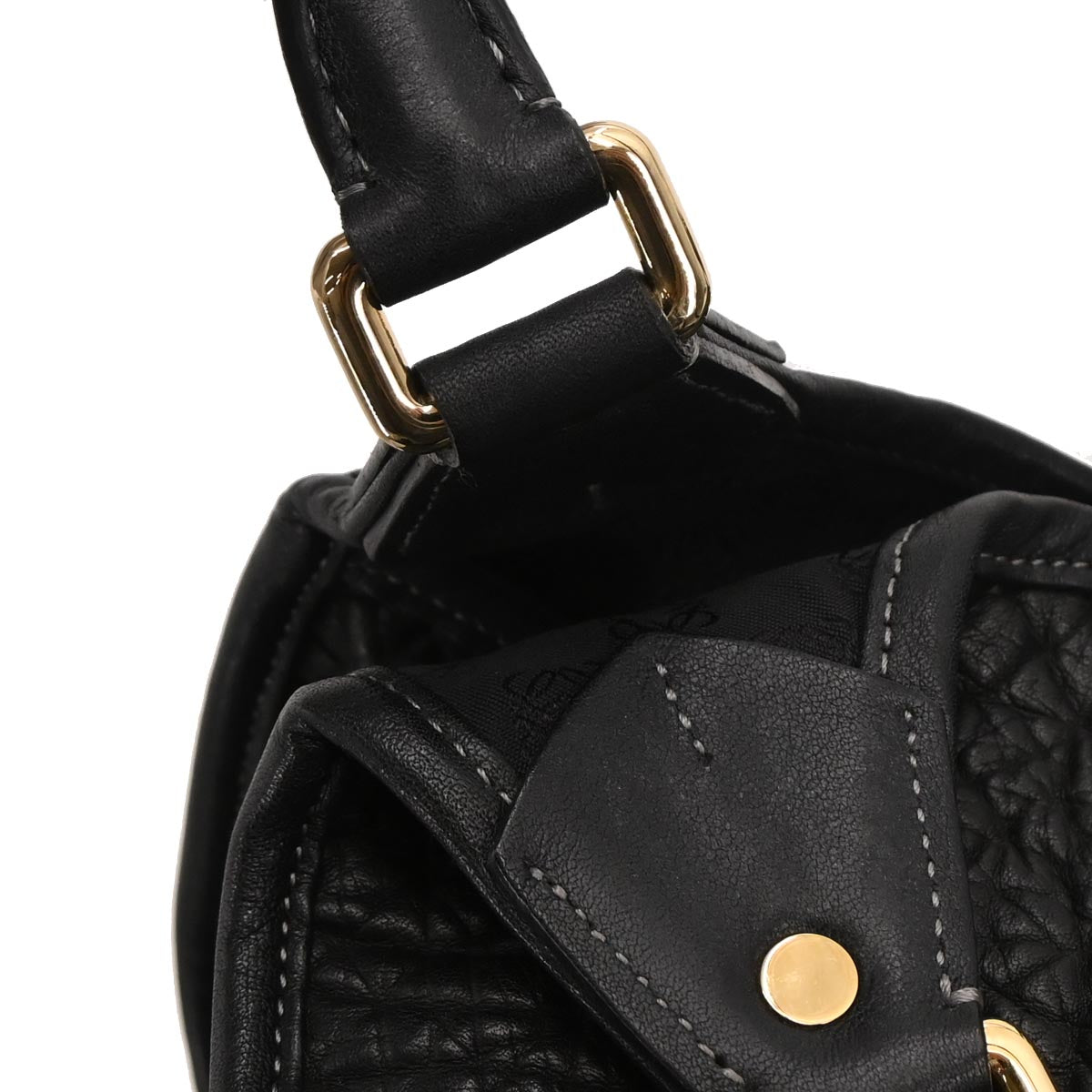 Loewe Black Leather Handbag