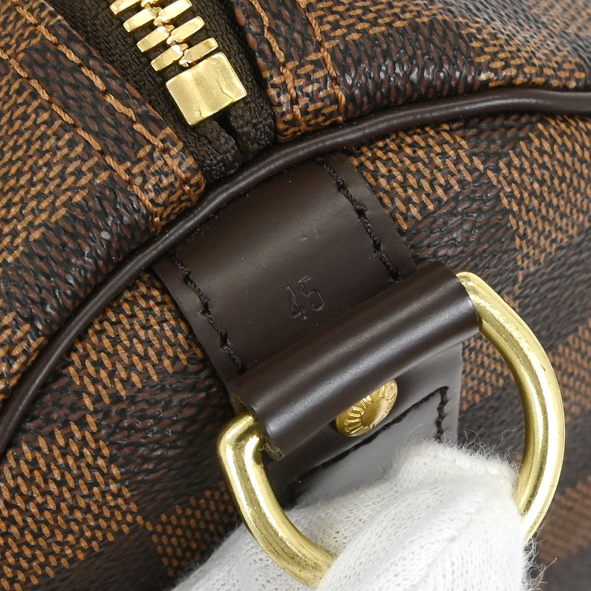 Louis Vuitton Damier Keepall Bandouliere 45 Duffle N41428