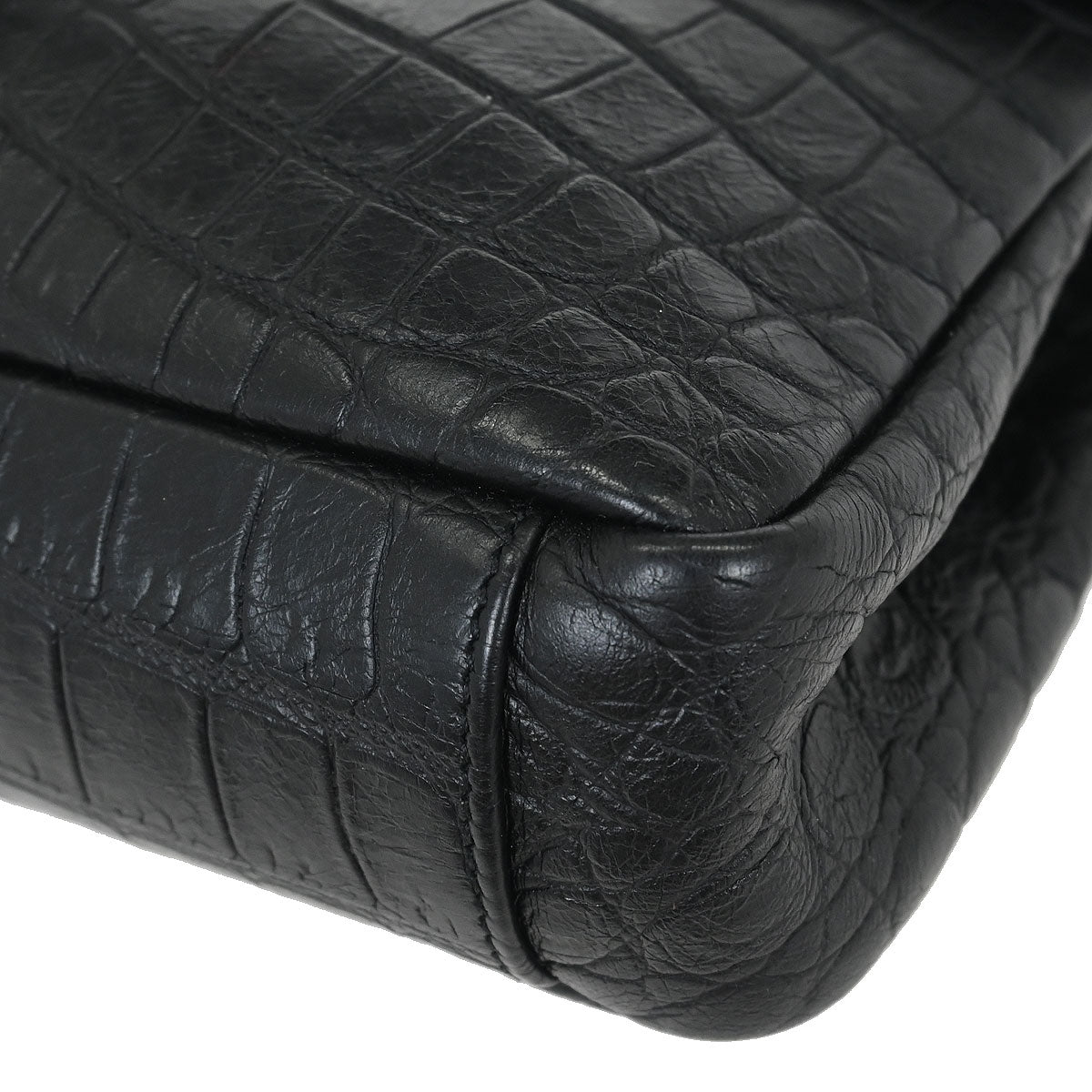 Saint Laurent * Black College 2way Shoulder Handbag