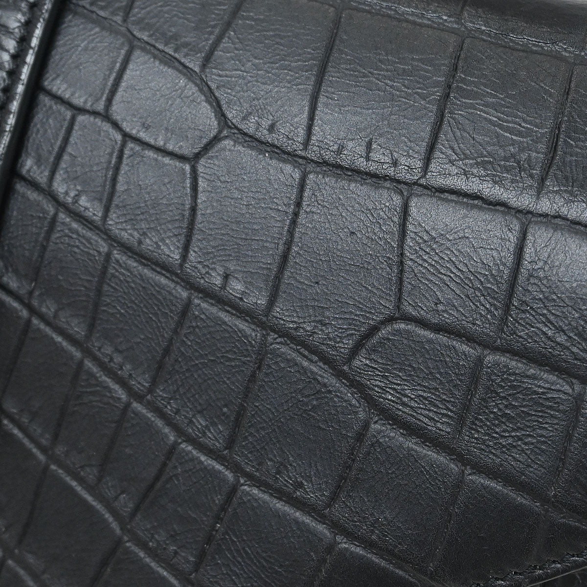 Saint Laurent * Black College 2way Shoulder Handbag