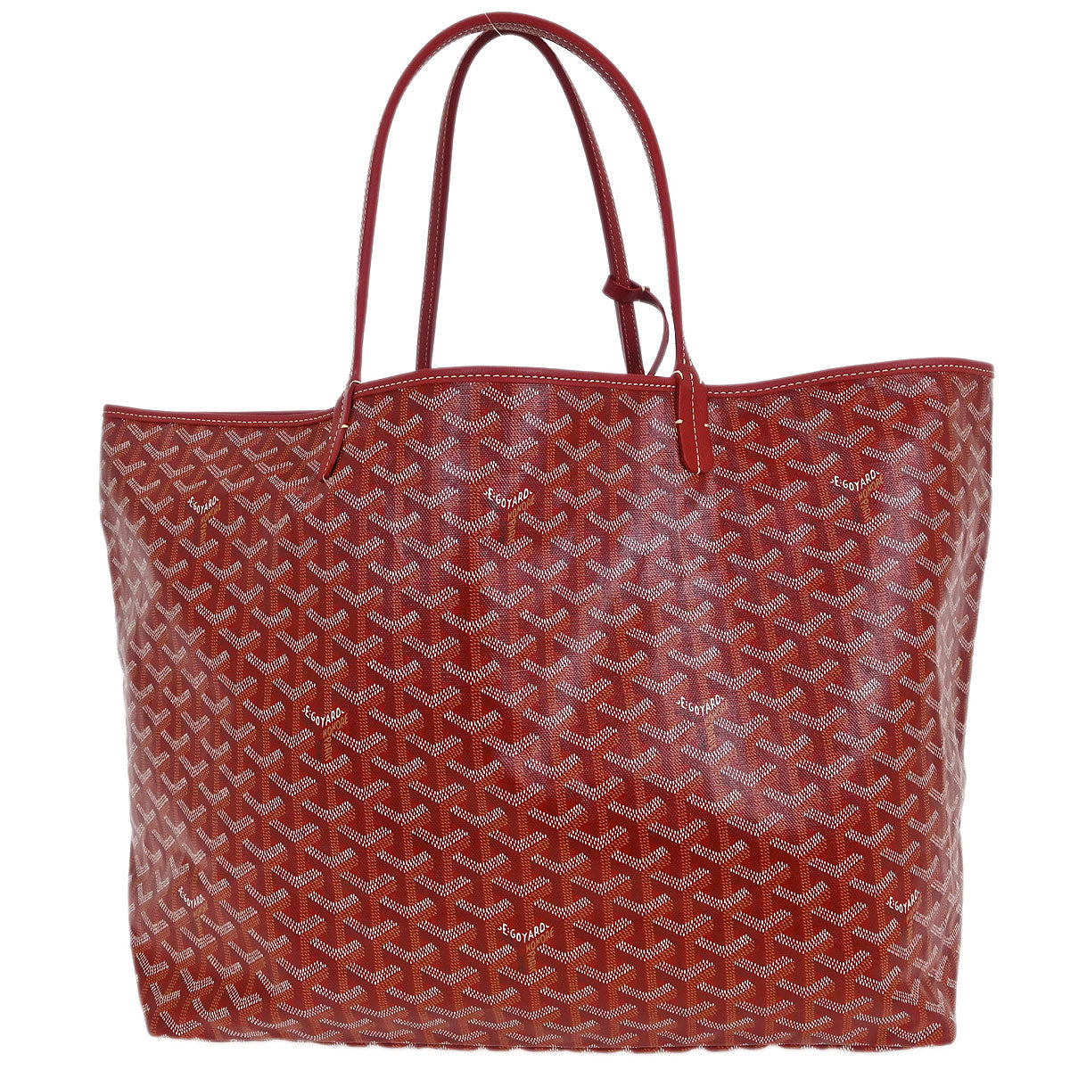 Goyard Red St.Louis GM Tote Bag