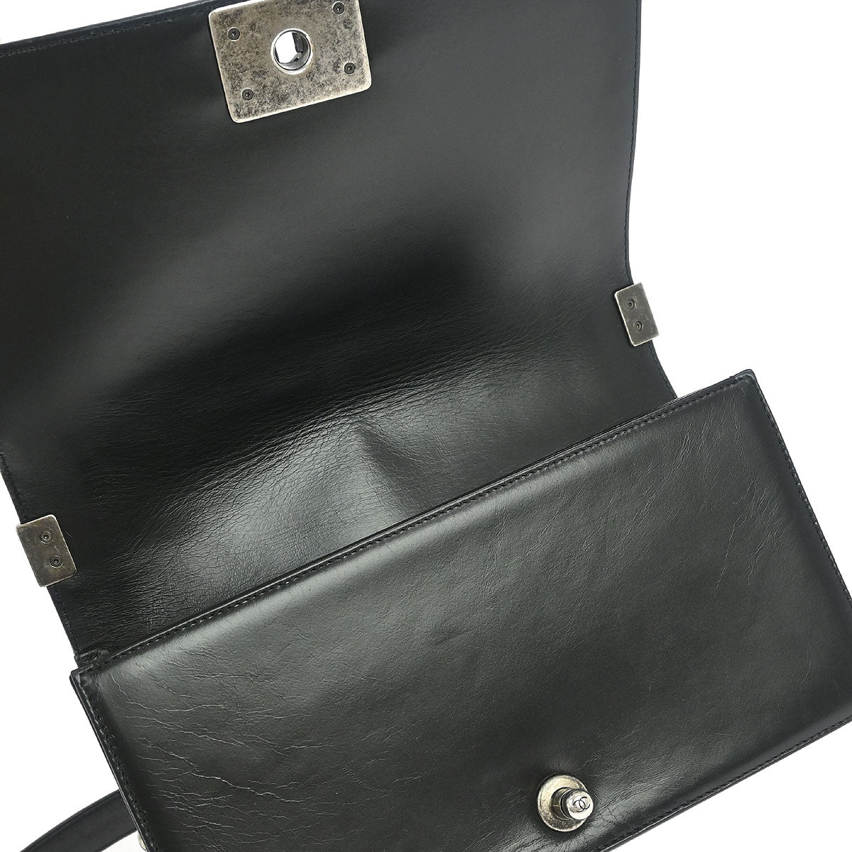 Boy Chanel Black Lambskin Medium Shoulder Bag