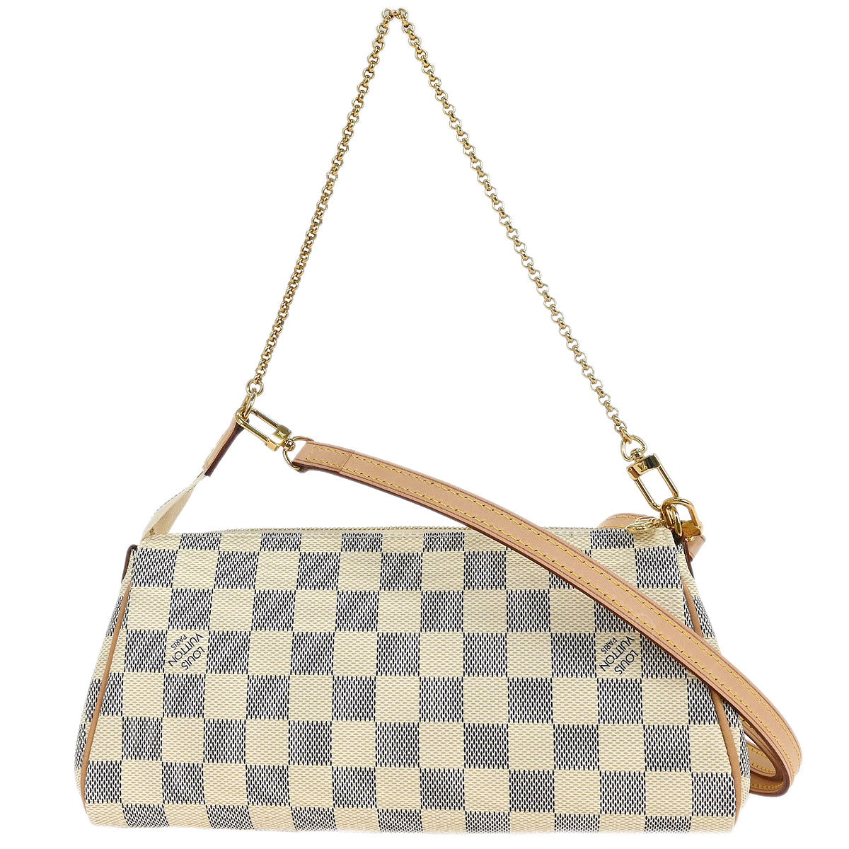 Louis Vuitton Damier Azur Eva 2way Shoulder Chain Handbag N55214