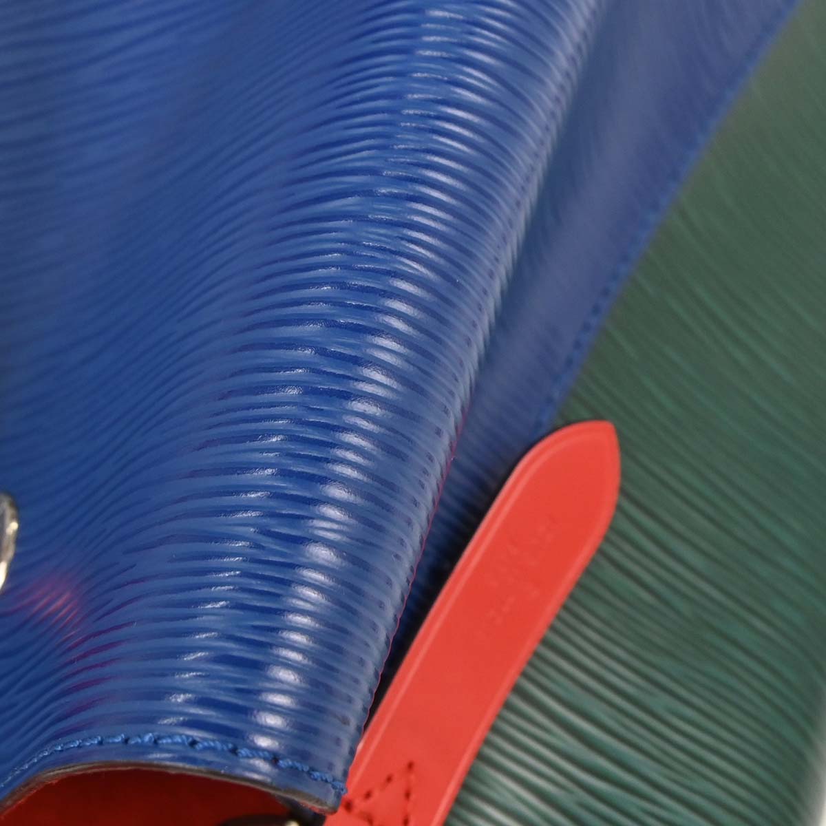 Louis Vuitton Blue Red Epi Neo Noe Bucket 2way Shoulder Handbag M55395