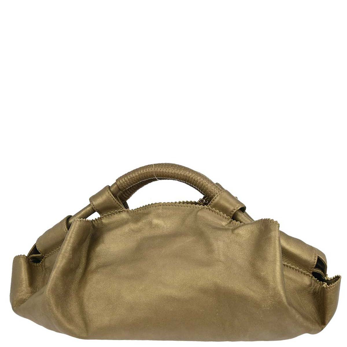 Loewe Gold Lambskin Nappa Aire Handbag