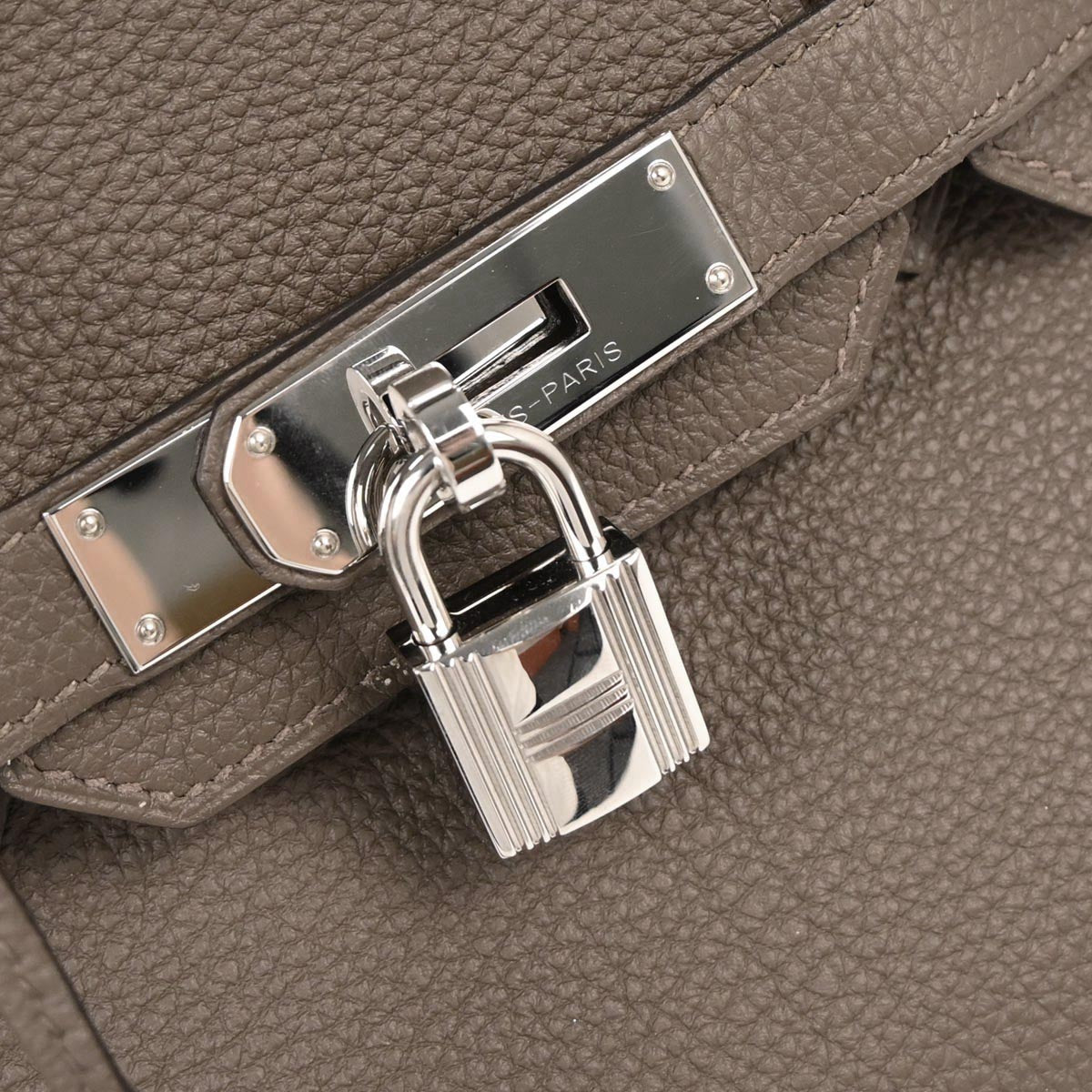 Hermes Toupe Gray Togo Birkin 30 Handbag