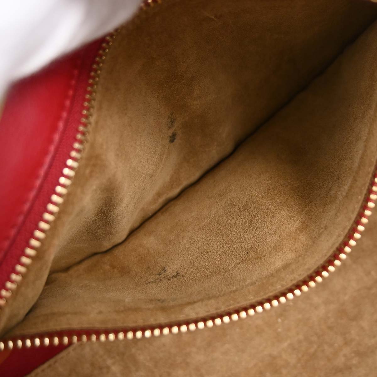 Loewe Red Leather Amazona 28 Multiplication 2way Shoulder Handbag