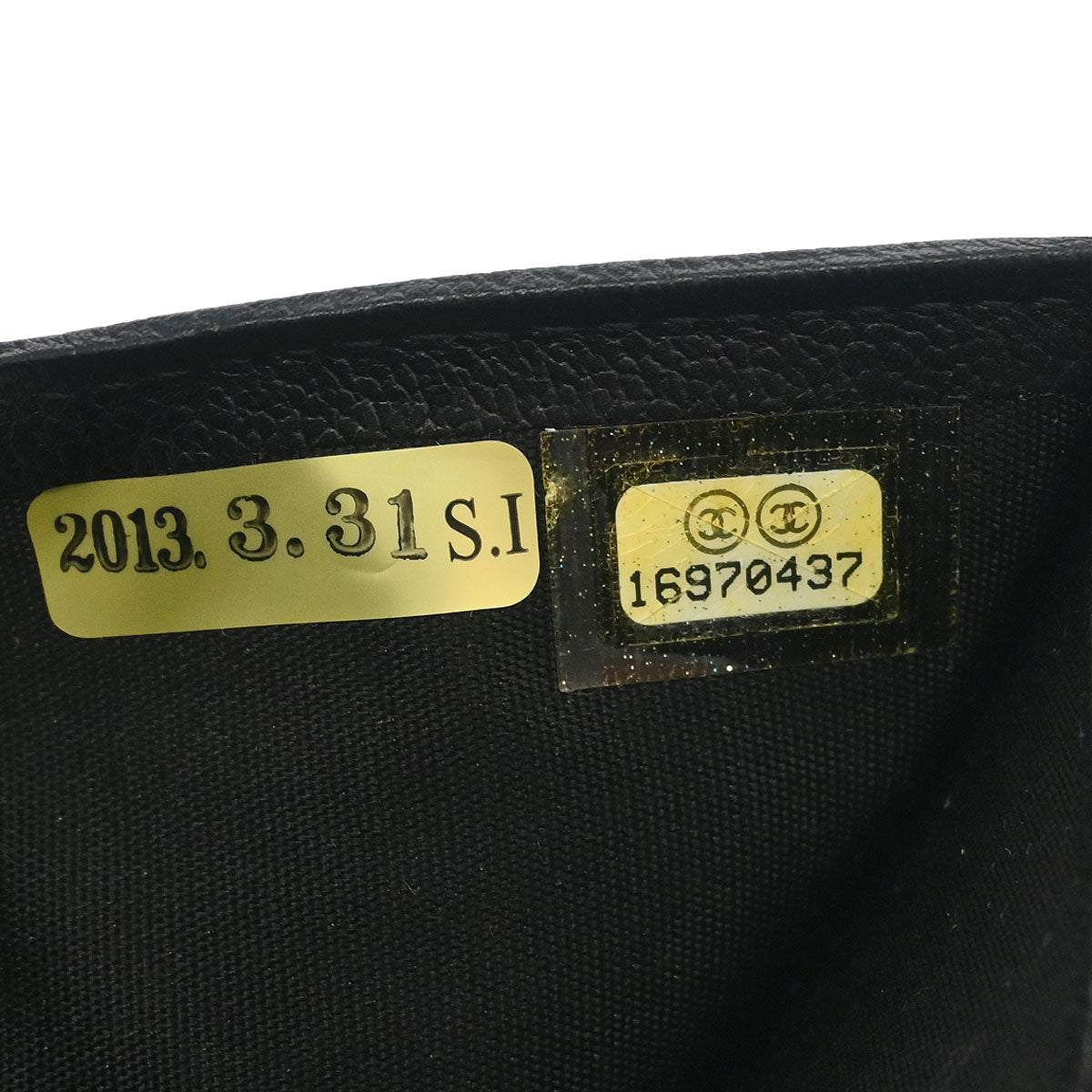 Chanel Black Calfskin Camellia Bifold Wallet