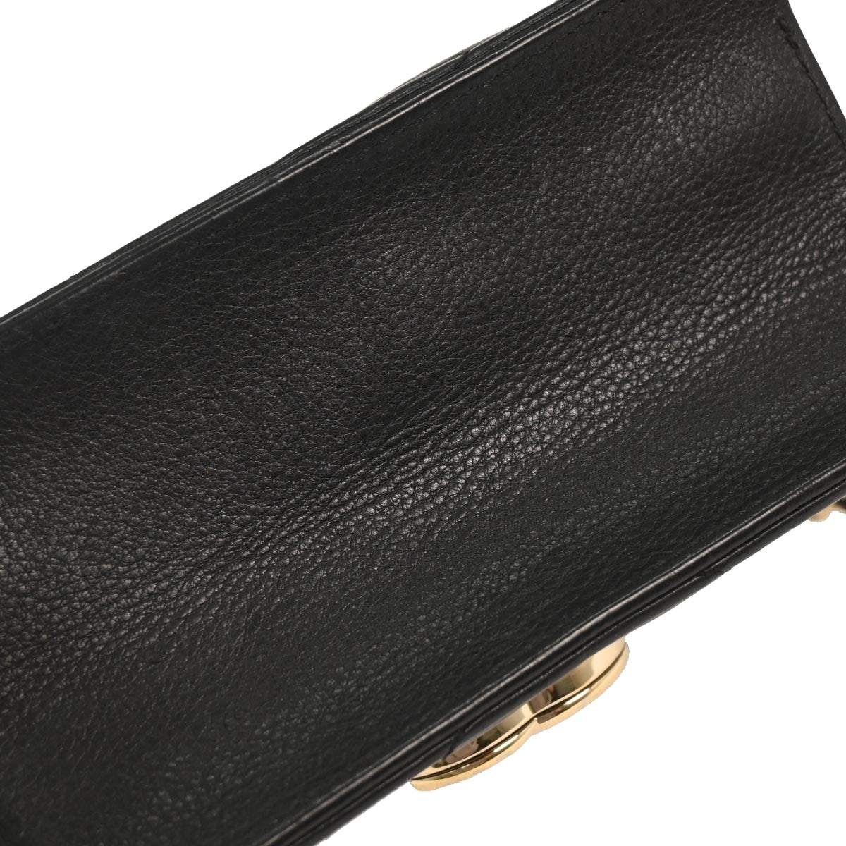 Chanel Black Calfskin Chevron Shoulder Bag