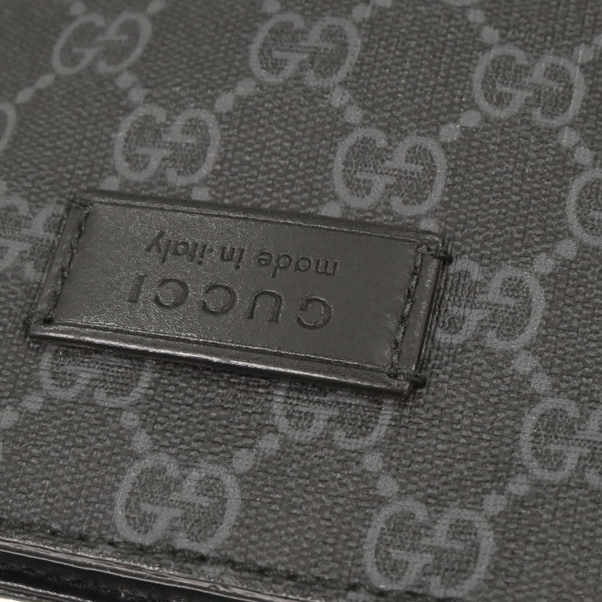 Gucci Black PVC GG Tote 2way Shoulder Handbag