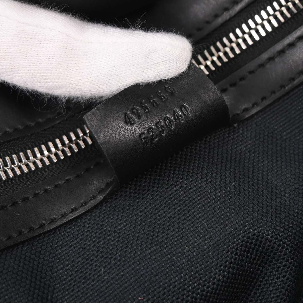 Gucci Black PVC GG Tote 2way Shoulder Handbag