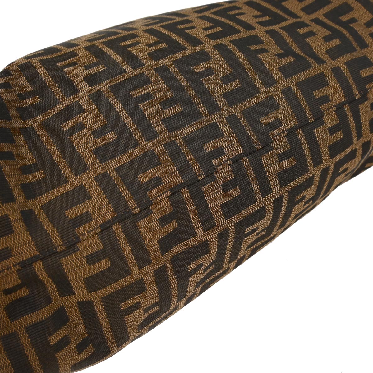 Fendi Brown Canvas Zucca Tote Handbag