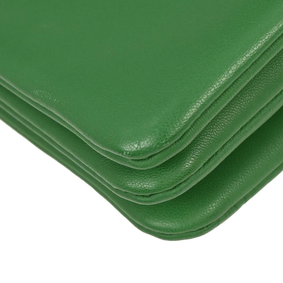 Celine Green Leather Trio Shoulder Bag