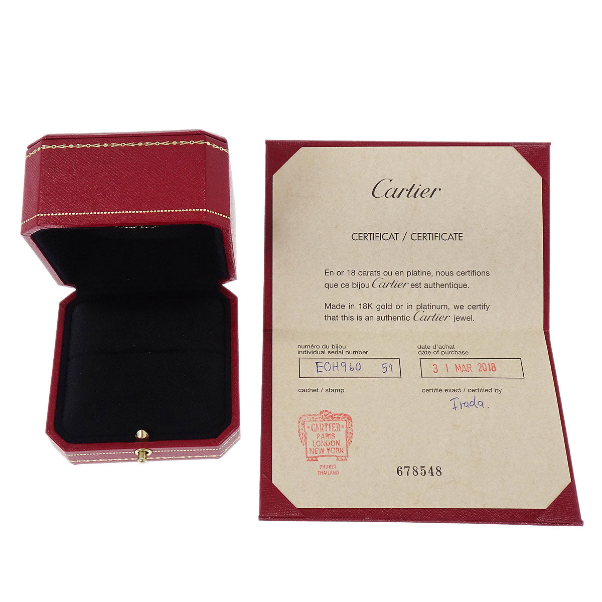 Cartier Juste Un Clou Ring Au750 Diamond Gold #51 #50