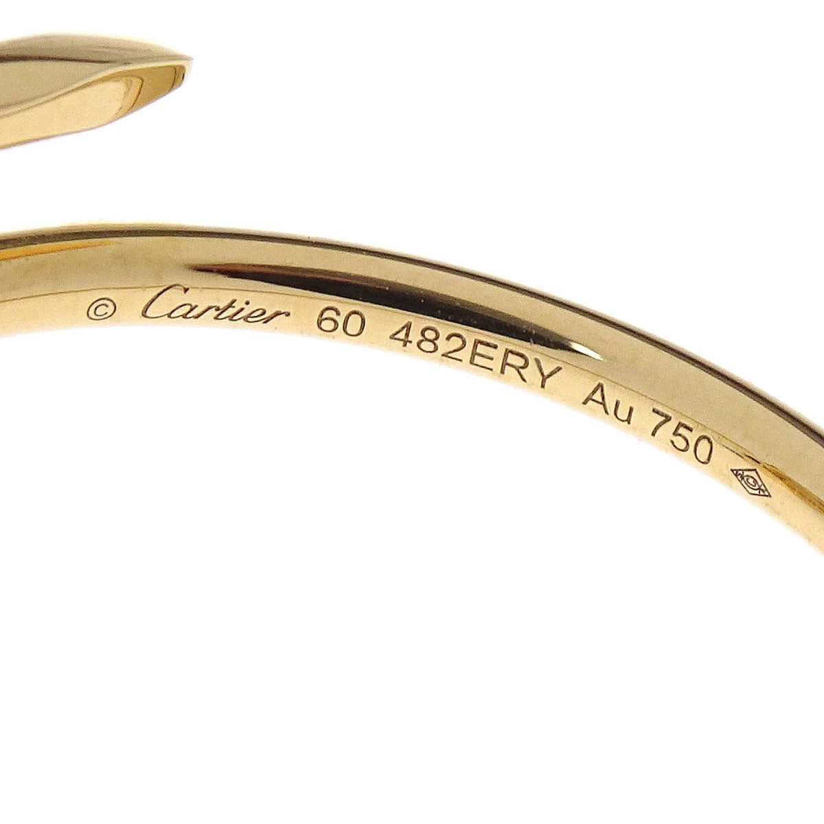 Cartier Juste Un Clou Ring Au750 Gold 482ERY #60 #59