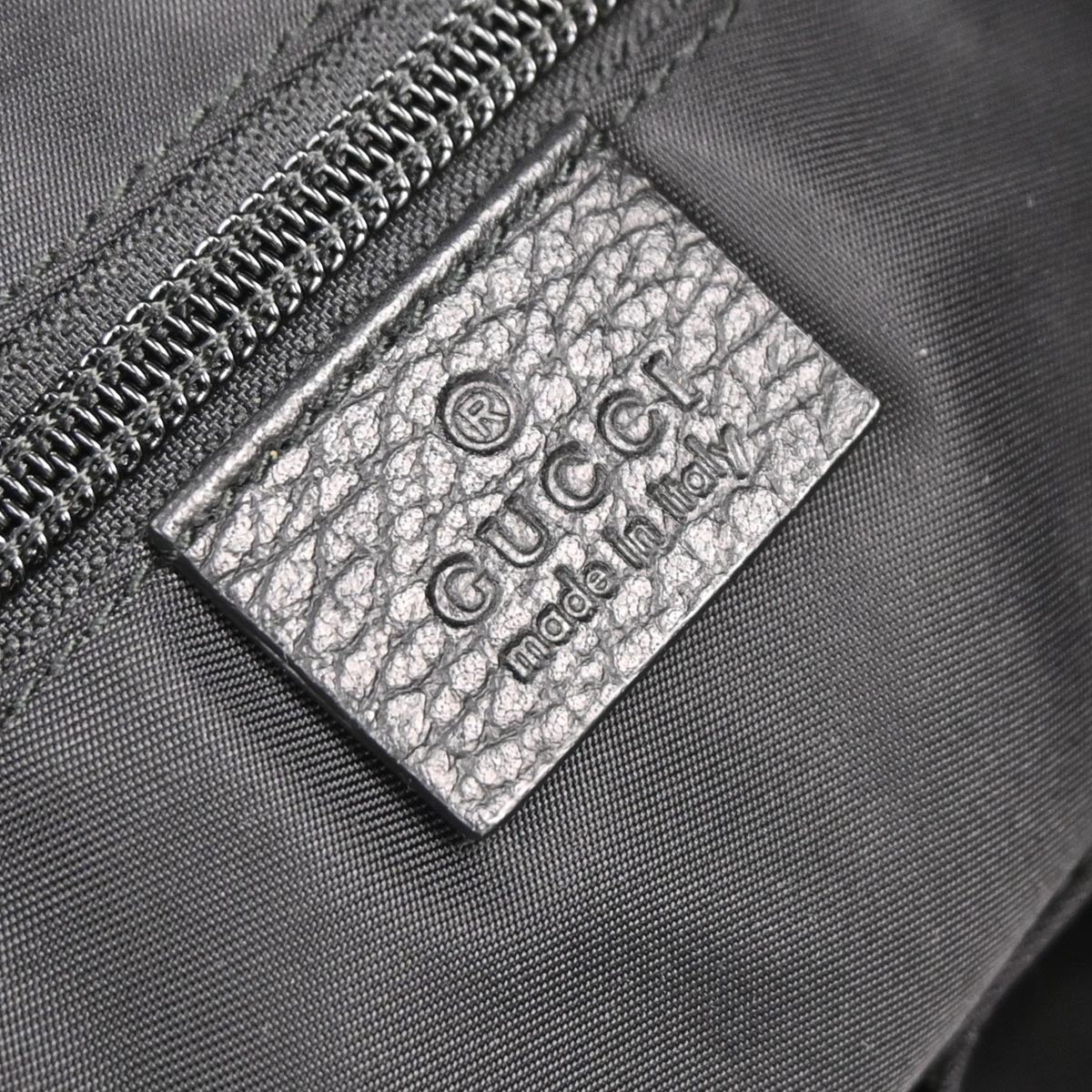 Gucci Black Nylon GG Daypack Backpack