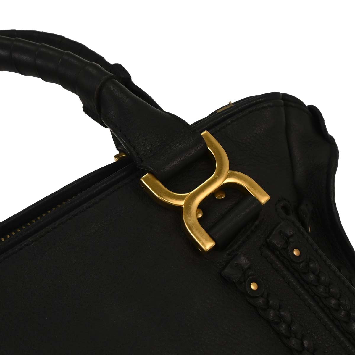 Chloe Black Marcie 2way Shoulder Handbag