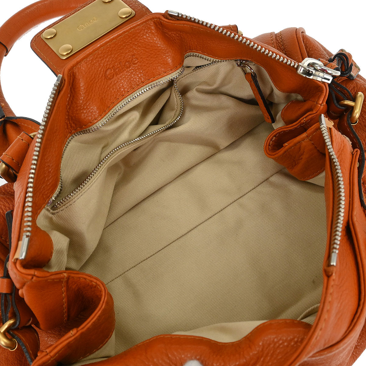 Chloe Orange Paddington Medium Handbag