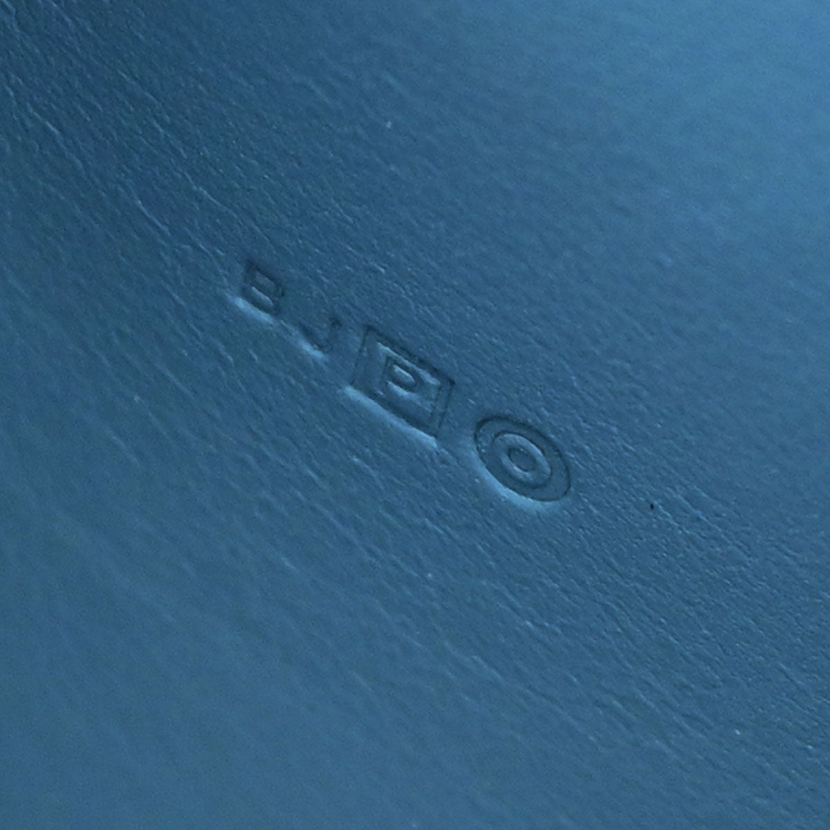 Hermes Blue Jean Green Togo Dogon GM Wallet