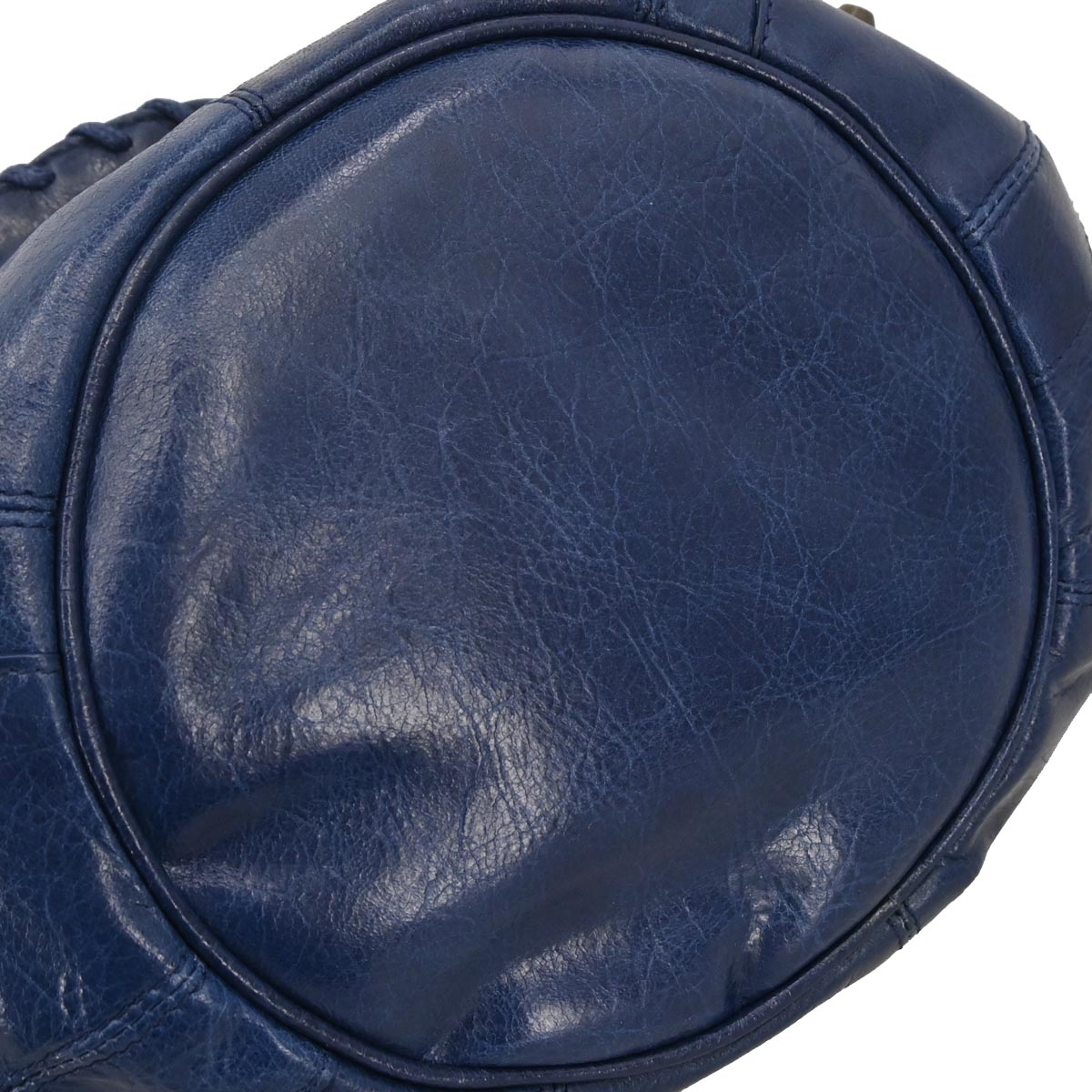 Balenciaga Blue Classic Mini Pompon 2way Shoulder Handbag