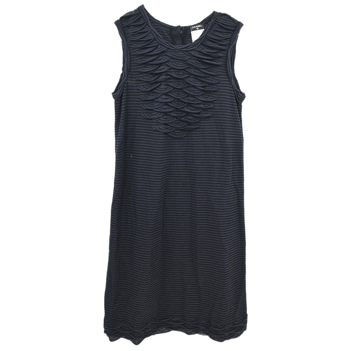 Chanel Sleeveless Dress Black #38