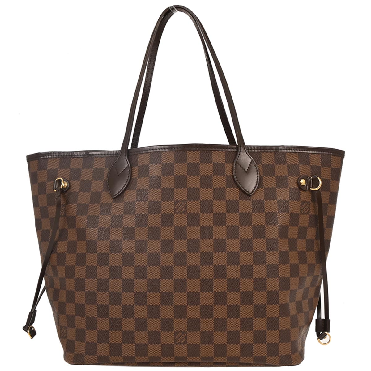 Louis Vuitton Damier Neverfull MM Shoulder Tote Bag N51105