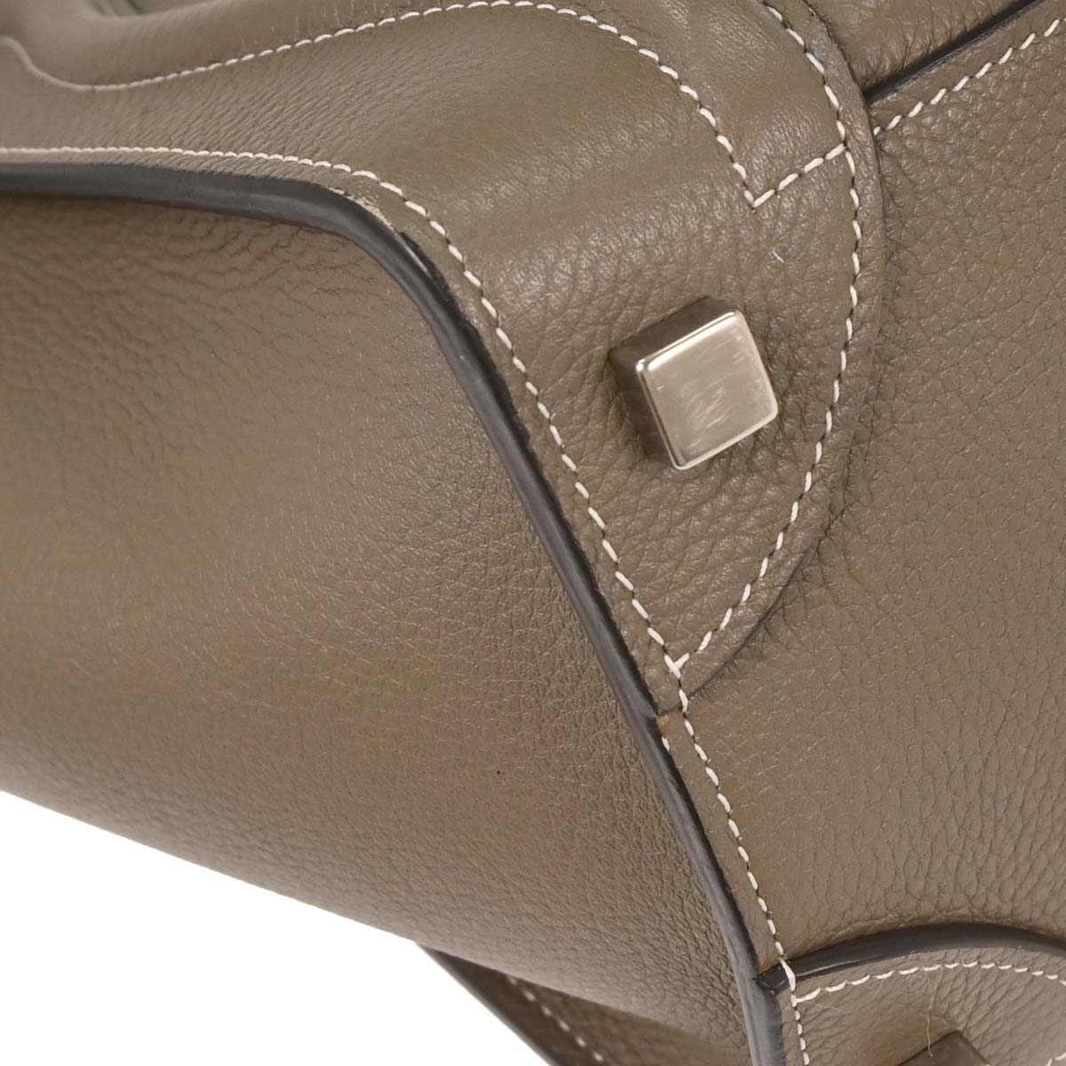 Celine Brown Luggage Micro Tote Handbag