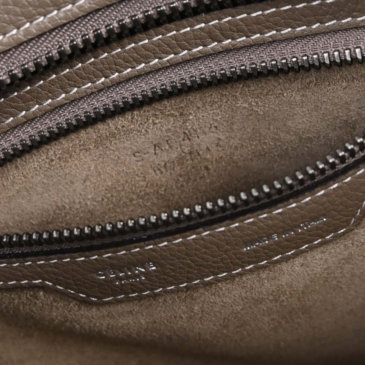 Celine Brown Luggage Micro Tote Handbag