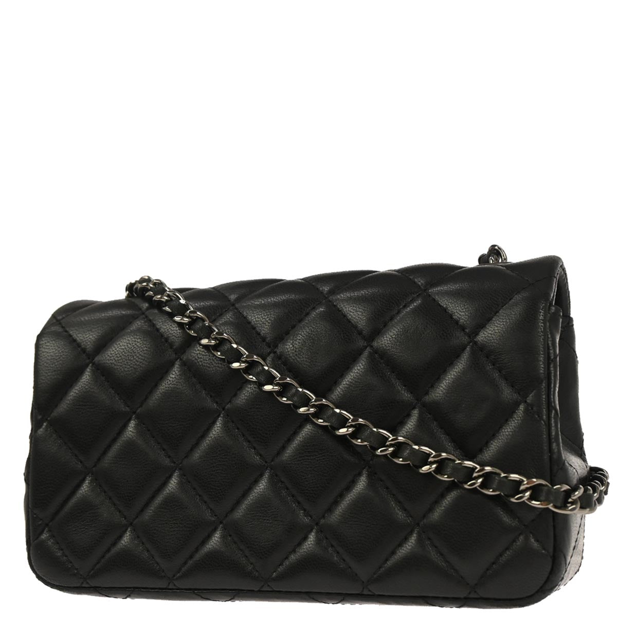 Chanel Black Lambskin Shoulder Bag