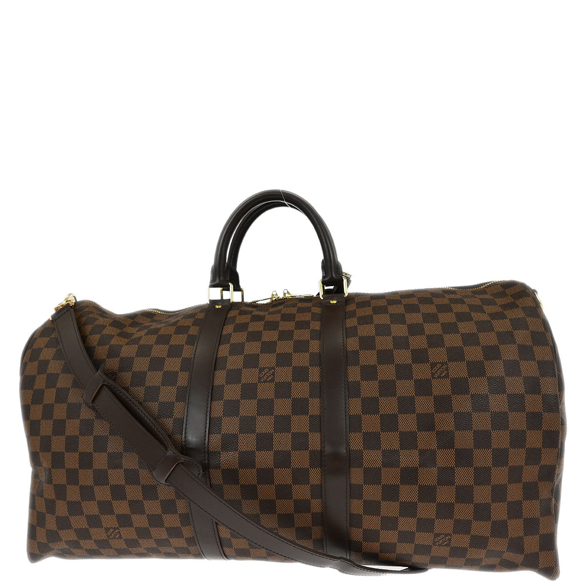 Louis Vuitton Damier Keepall Bandouliere 55 2way Shoulder Duffle Bag N41414