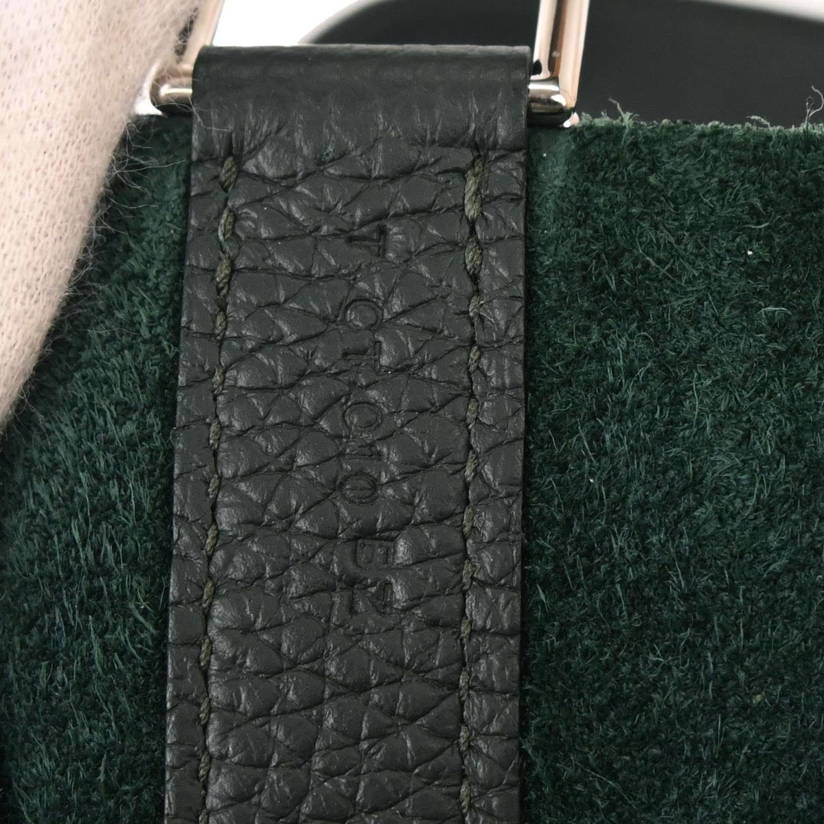 Hermes Vert Fonce Taurillon Clemence Picotin Lock 26 GM Handbag