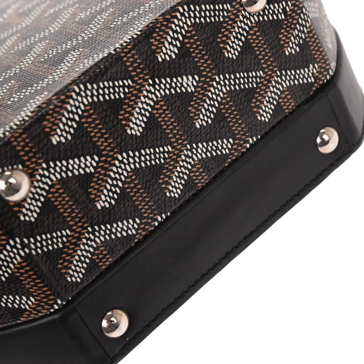 Goyard Black Alto Hatbox Trunk Bag 2way Shoulder Handbag