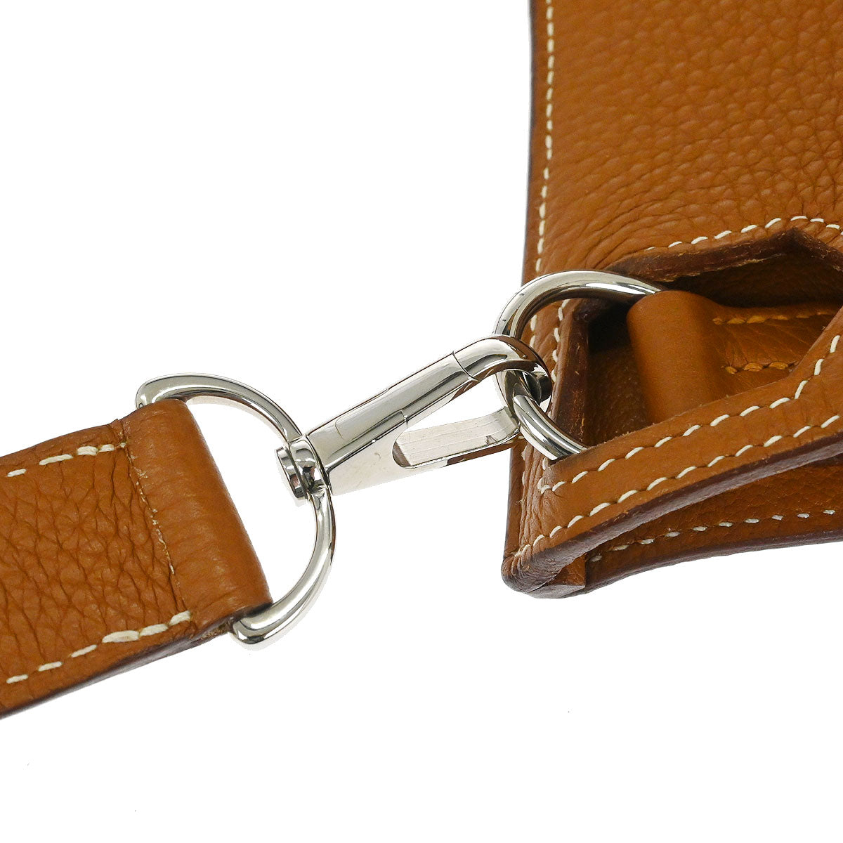 Hermes Gold Taurillon Clemence Jypsiere 28 Shoulder Bag