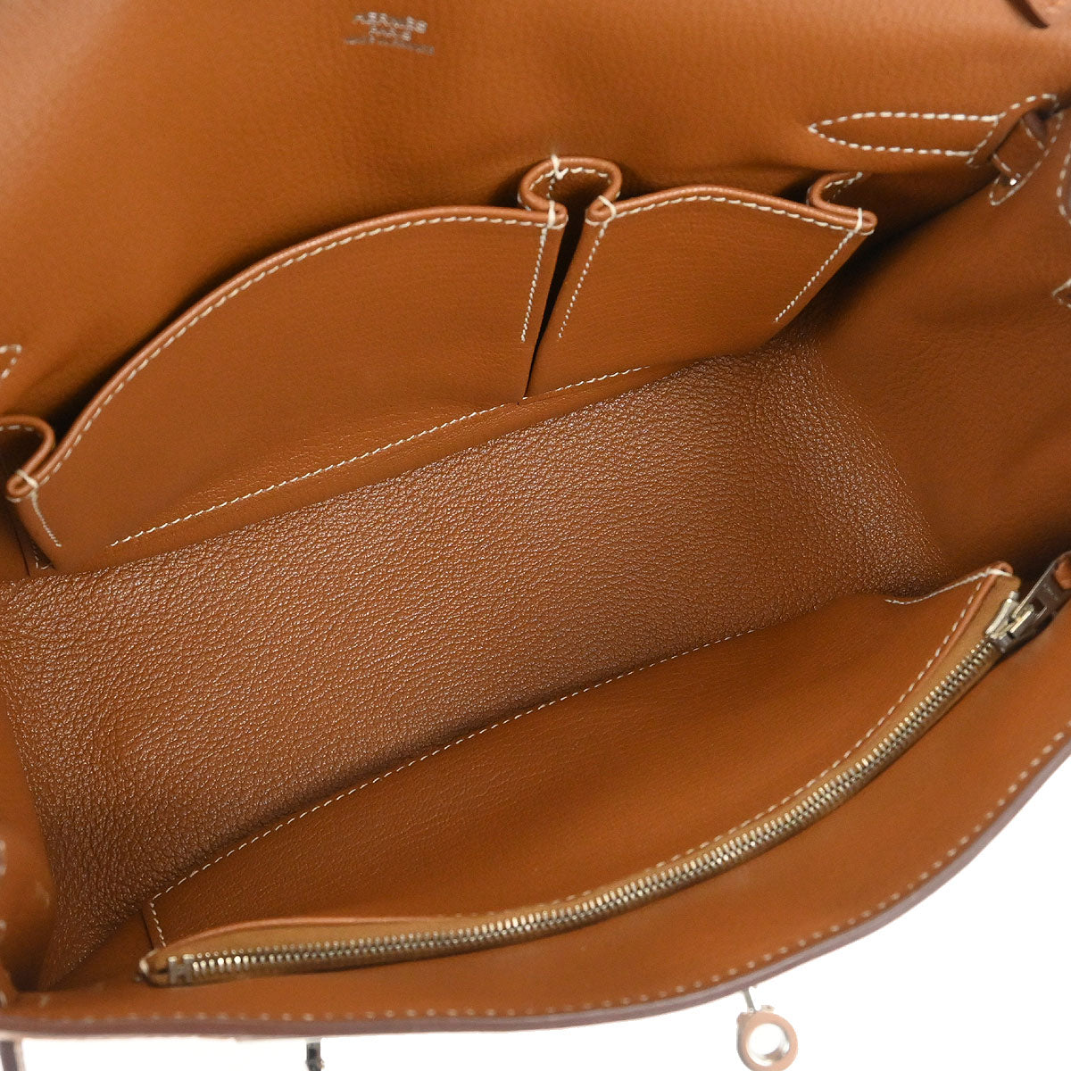 Hermes Gold Taurillon Clemence Jypsiere 28 Shoulder Bag