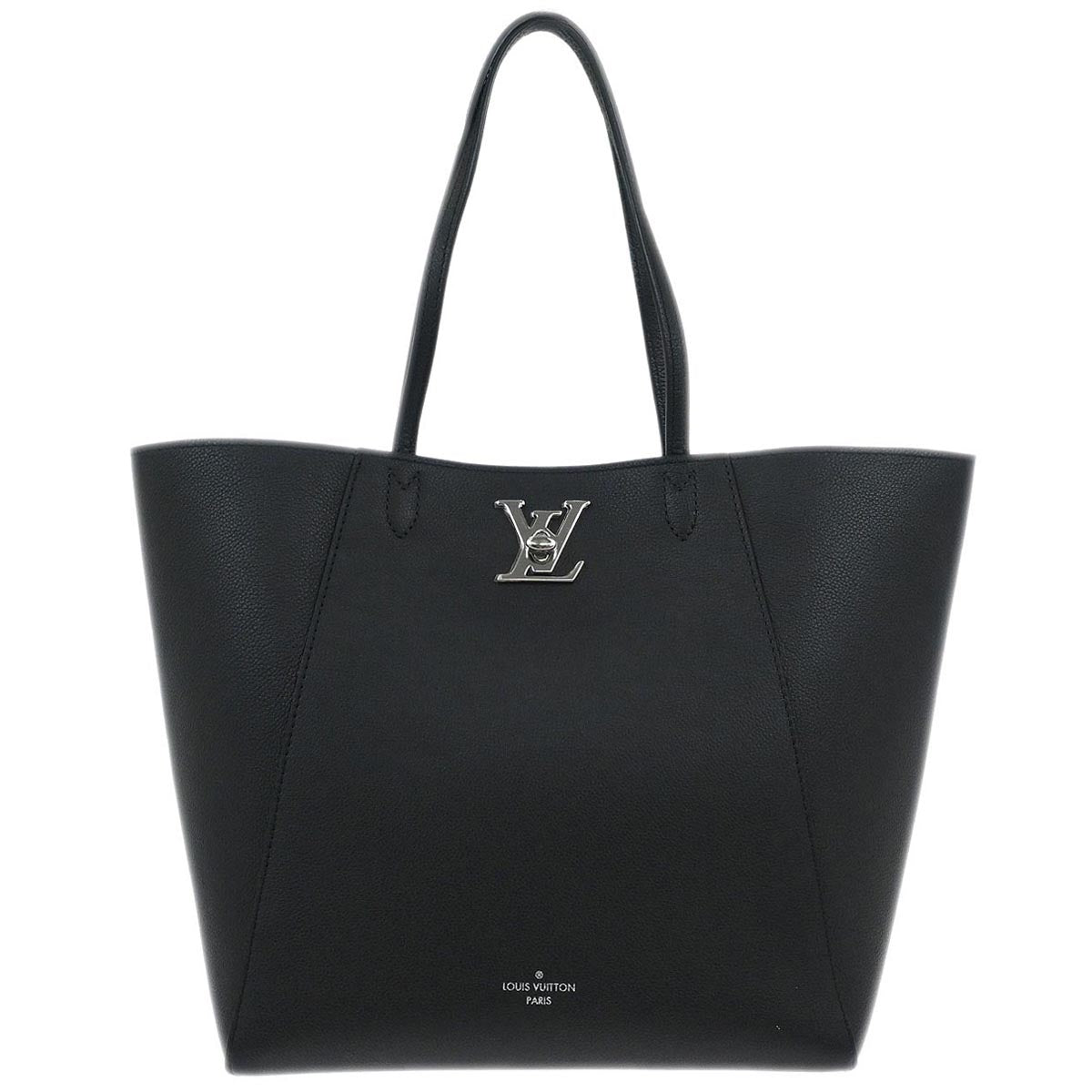 Louis Vuitton Black Lockme Cabas Tote Bag M42291
