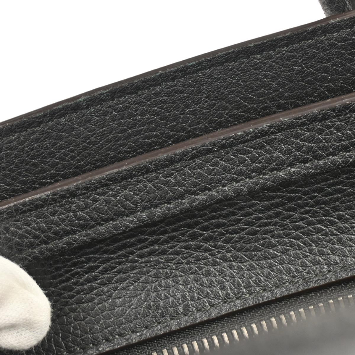 Celine Black Calf Nano Luggage 2way Shoulder Tote Bag