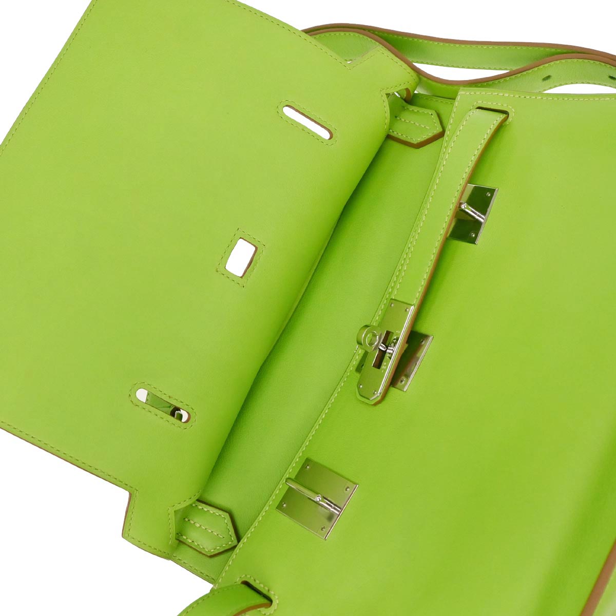 Hermes Apple Green Swift Jypsiere 28 Shoulder Bag