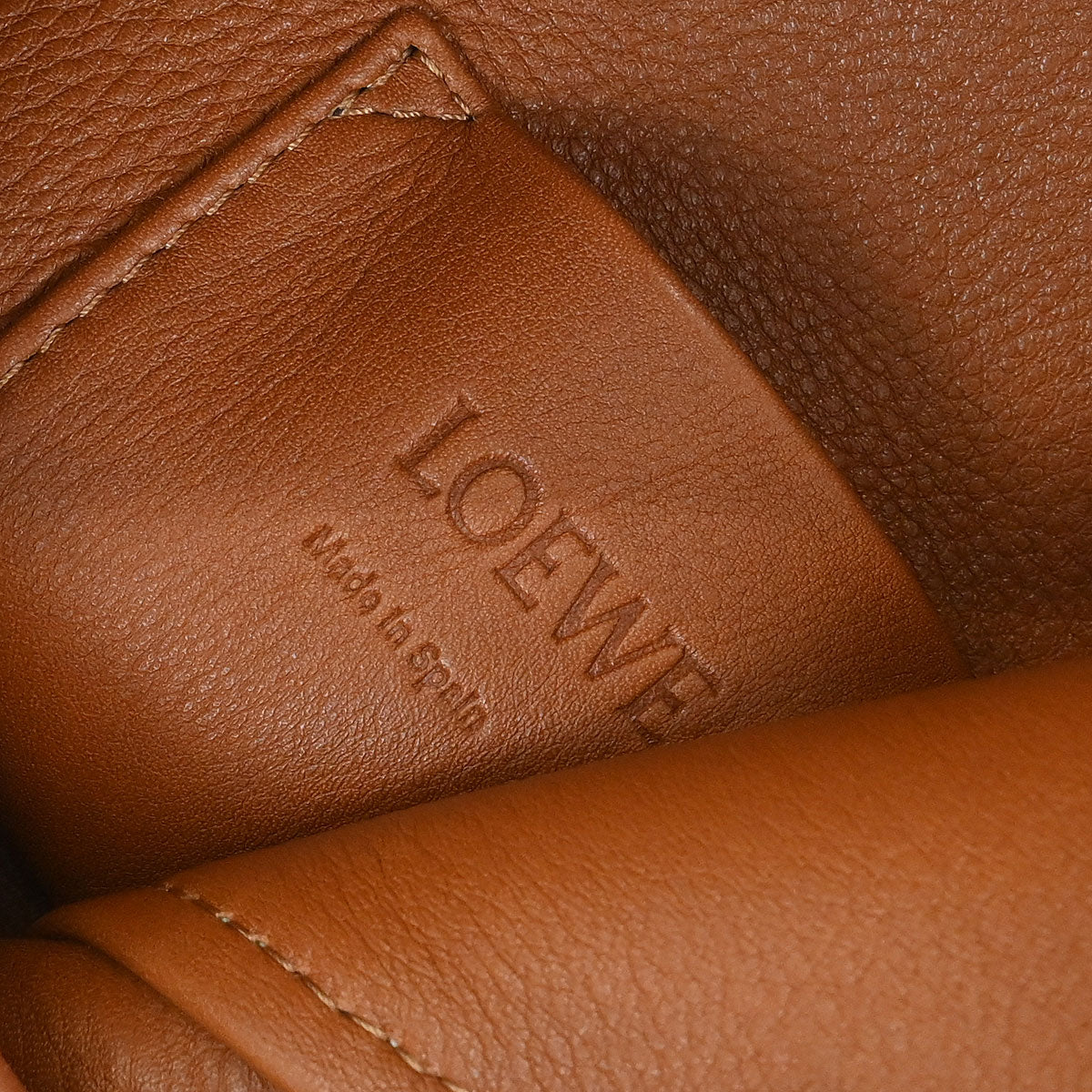 Loewe White Brown Balloon Bag Handbag